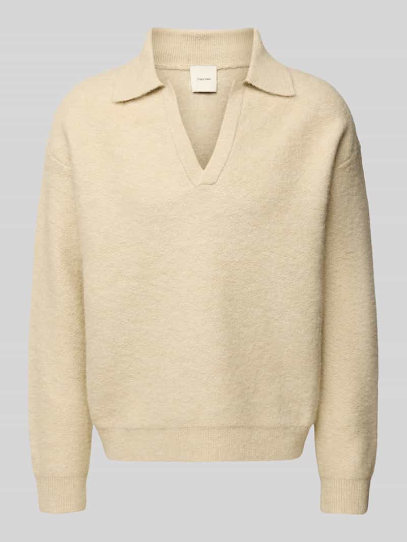 CK Calvin Klein Gebreide pullover met V-hals