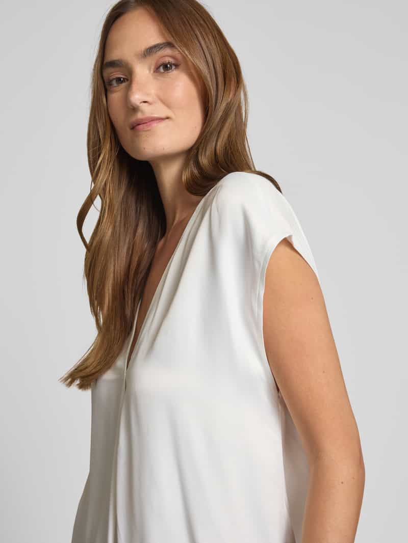 s.Oliver BLACK LABEL Relaxed fit blouseshirt van materiaalmix