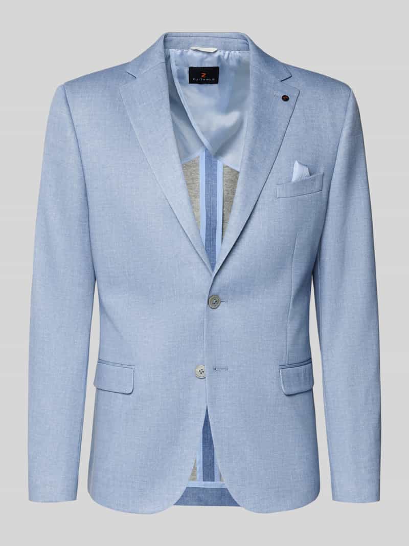 slim fit 2-knoops colbert met klepzakken model 'Nick'