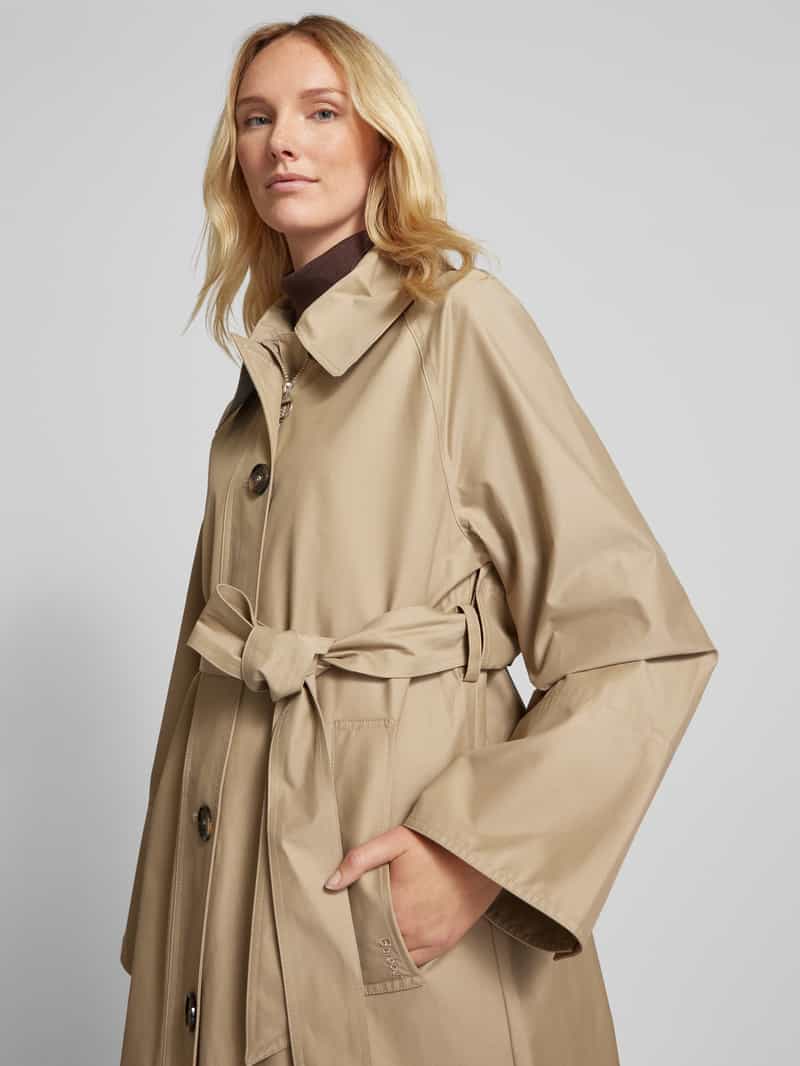 Barbour Lange jas met platte kraag model 'Beatrix'