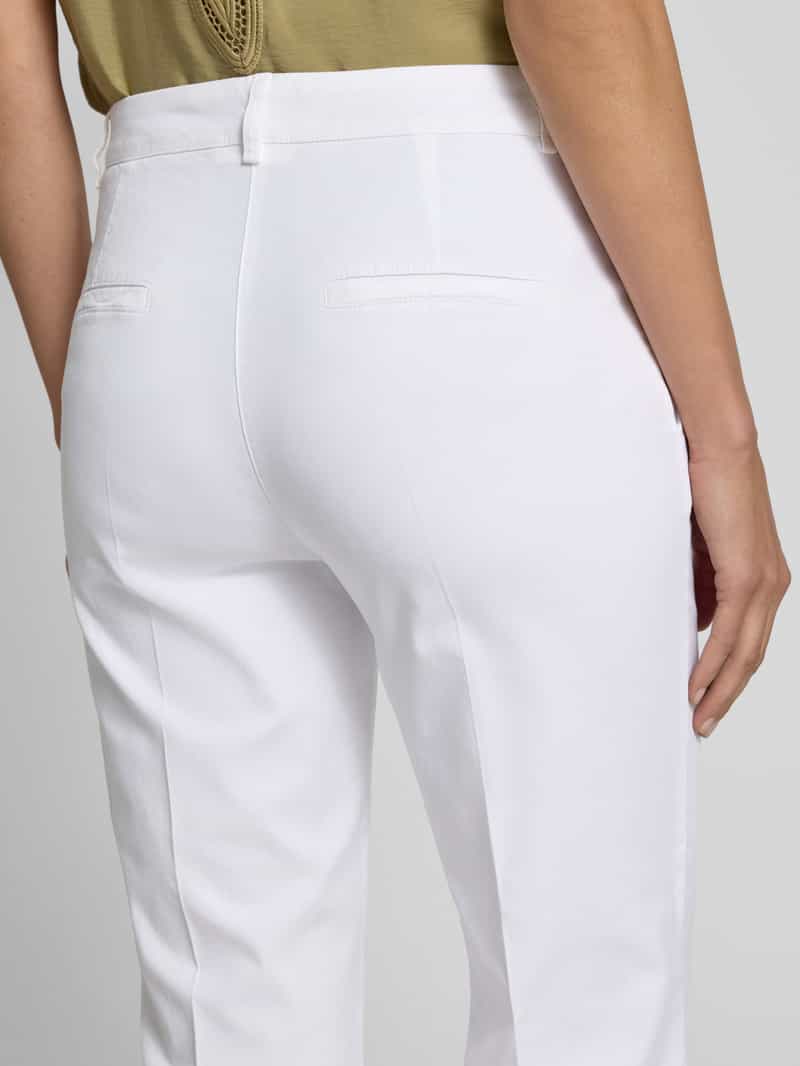 SEDUCTIVE Flared cut broek met persplooien model 'MINESSE'