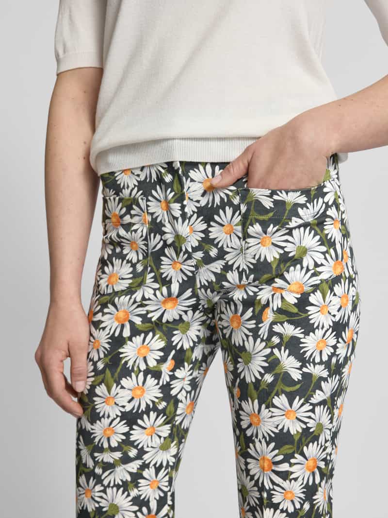 Weekend Max Mara Slim fit broek met opgestikte steekzakken model 'ARTEN'