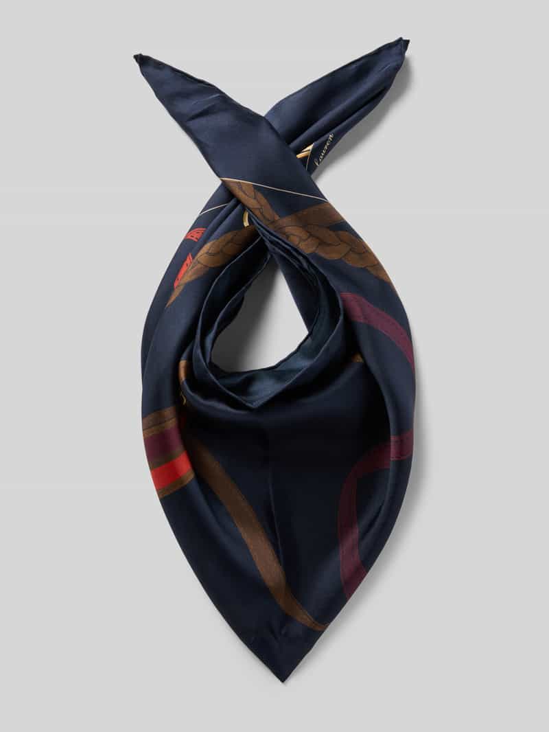 Lauren Ralph Lauren Zijden sjaal met omzoomde boorden