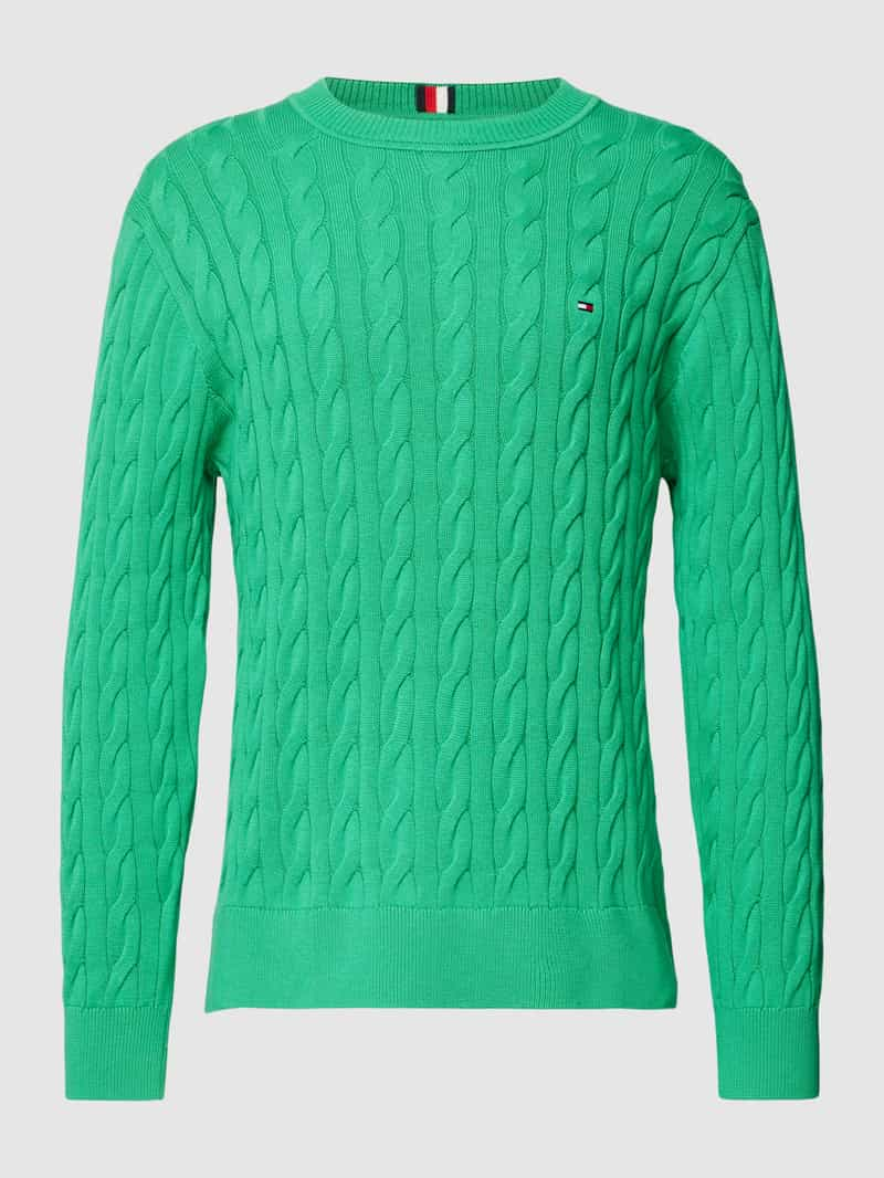 Tommy Hilfiger Gebreide pullover met kabelpatroon