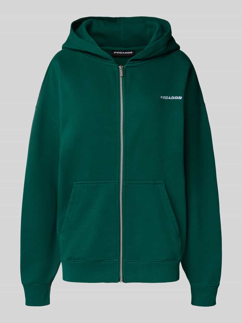 Pegador Oversized sweatjack met logostitching model 'Clarita'