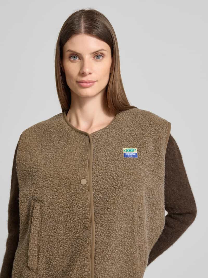 American vintage Regular fit gilet met logopatch model 'Hoktown'