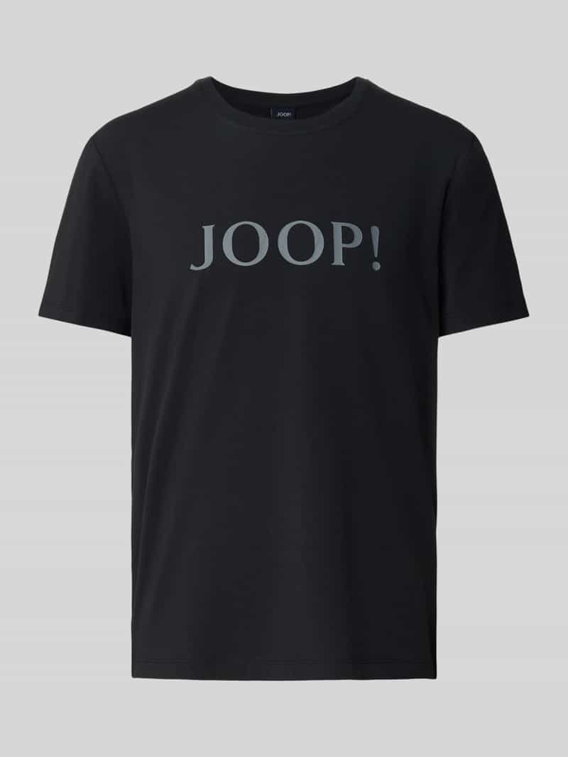 JOOP! Collection T-shirt met logoprint en ronde hals
