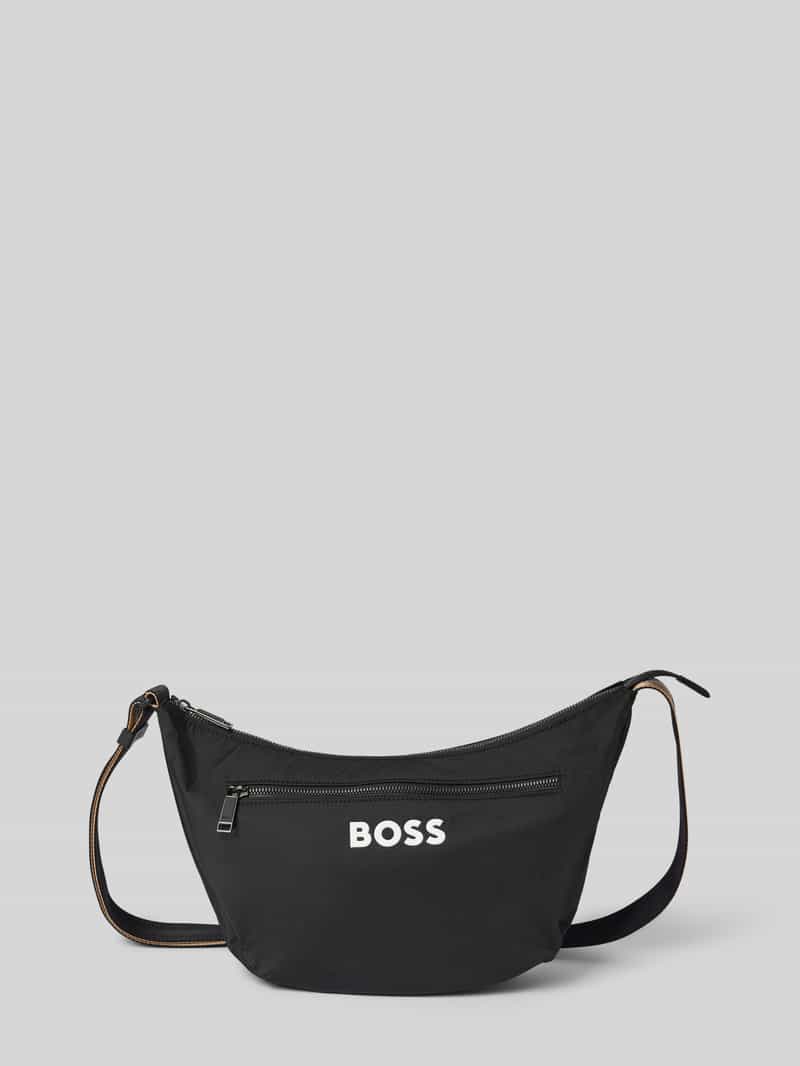Boss Schoudertas met contrasterend logo