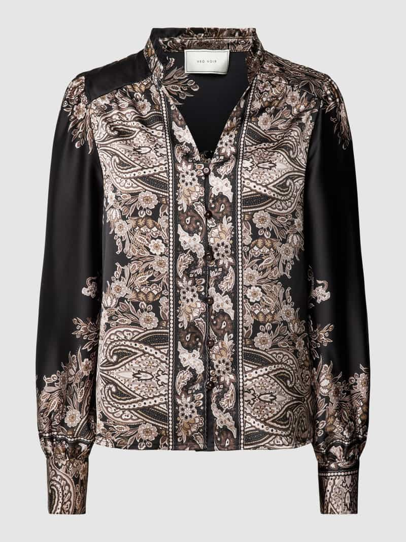 NEO NOIR Blouse met paisleymotief model 'Massima'