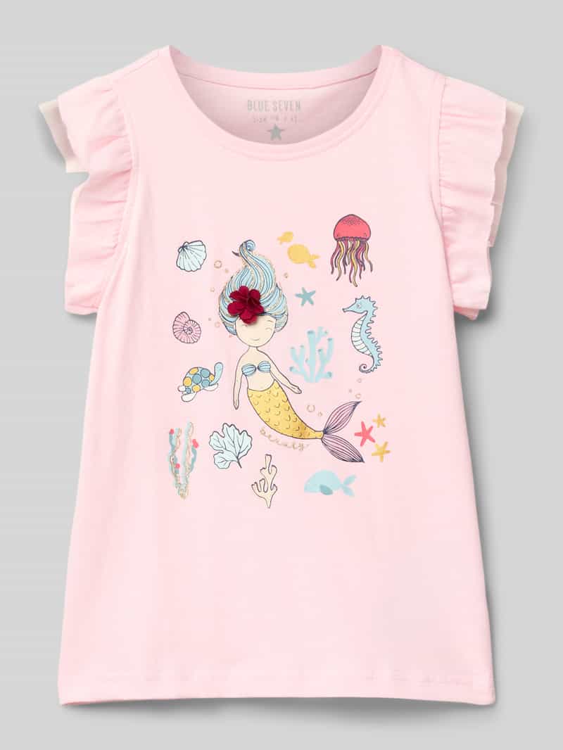 BLUE SEVEN Tanktop met volantmouwen