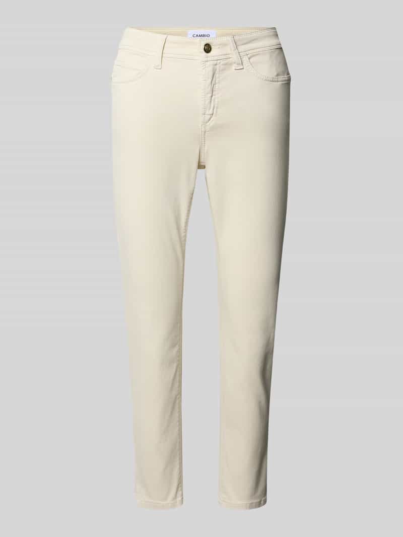 CAMBIO Slim fit jeans met verkort model 'PIPER'