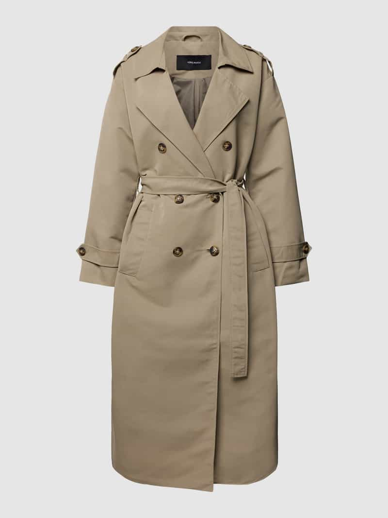 Vero Moda Trenchcoat met strikceintuur model 'CHLOE'