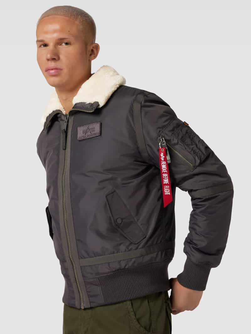 alpha industries Bomberjack met labelpatch