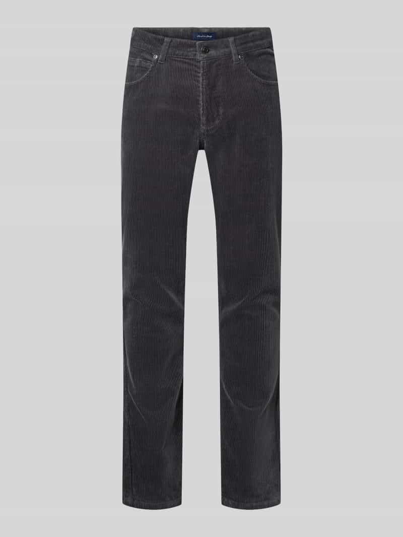 regular fit corduroy broek in 5-pocketmodel