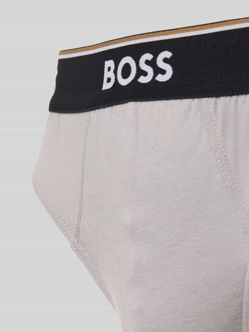 Boss Slip van mix van katoen en elastaan per 3 stuks