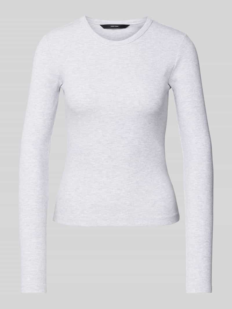 Vero Moda Slim fit shirt met lange mouwen met katoen model 'CHLOE'