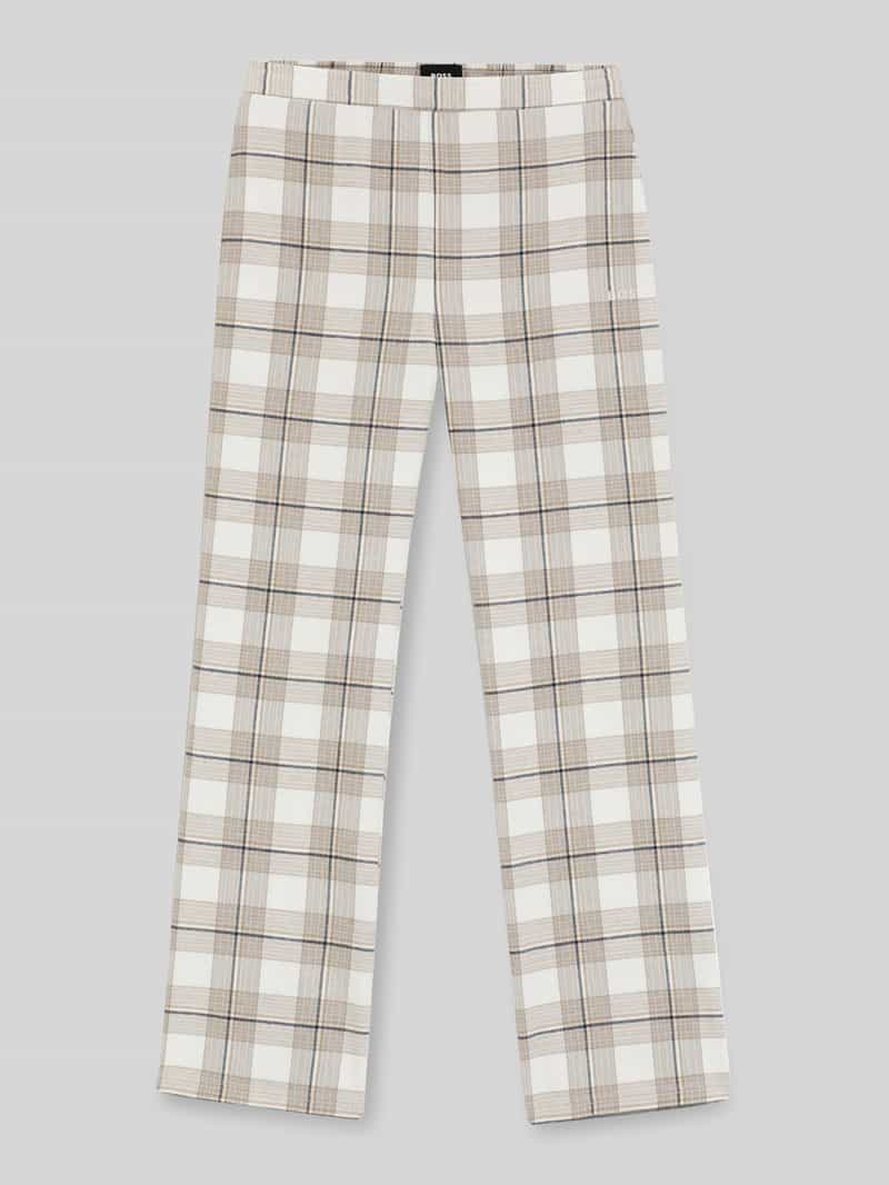 Boss Regular fit pyjamabroek van een mix van katoen en viscose model 'HOLIDAY'