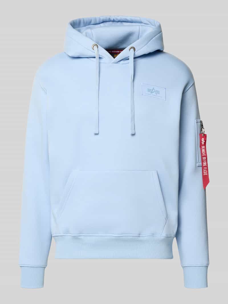 alpha industries Regular fit hoodie met logopatch