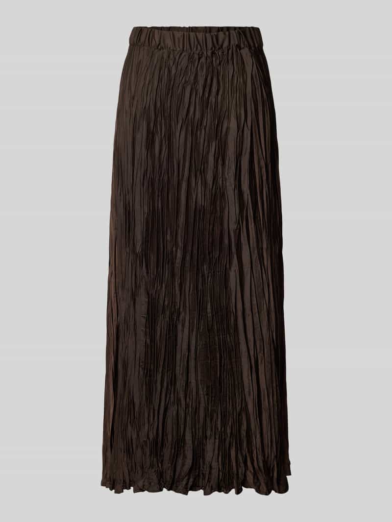 Stefanel Maxi-rok met elastische tailleband Model 'KREUKELROK'