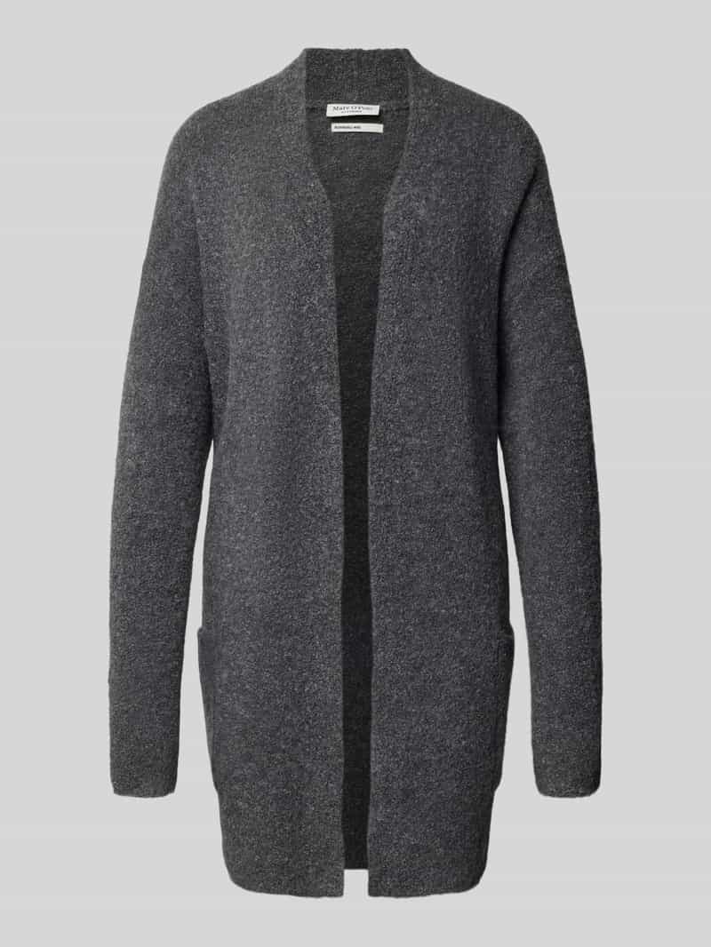 Marc O'Polo Regular fit cardigan van scheerwolmix