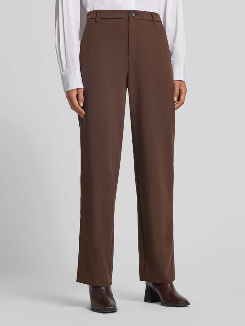 Christian Berg Woman straight fit broek met steekzakken