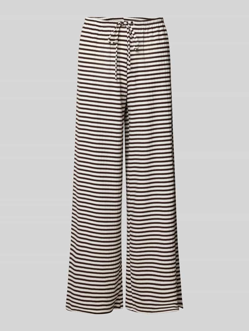Gina Tricot Loungebroek met streepmotief en elastische band