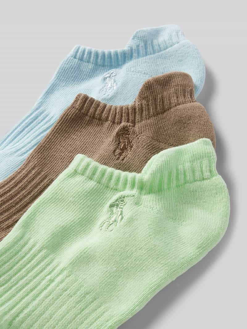 Polo Ralph Lauren Underwear Sokken met labelstitching in een set van 3 paar