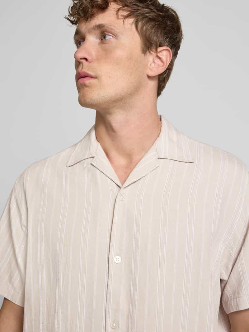 Jack & Jones Premium Regular fit vrijetijdsoverhemd van katoenmix met linnen model 'MONTANA'