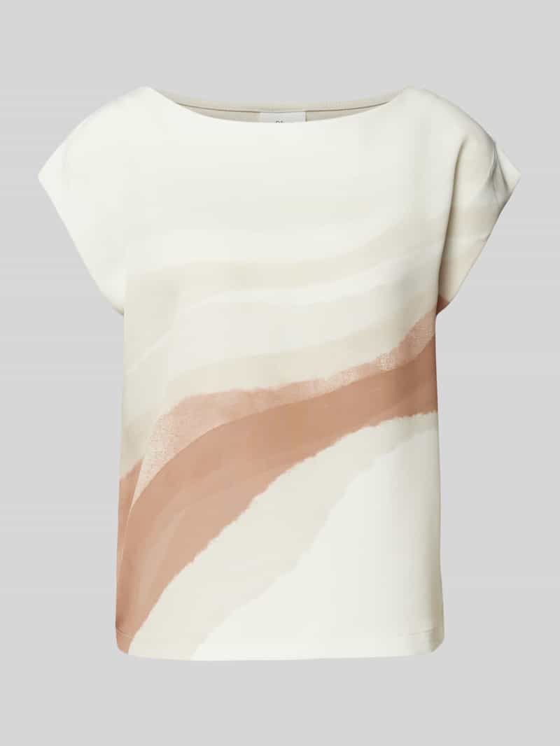 s.Oliver BLACK LABEL T-shirt met kapmouwen