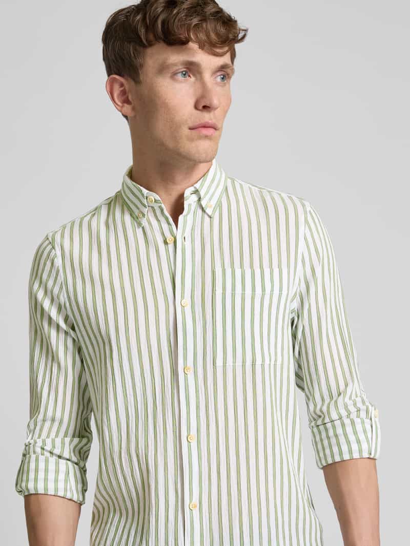 Scotch & Soda Regular fit vrijetijdsoverhemd met button-downkraag