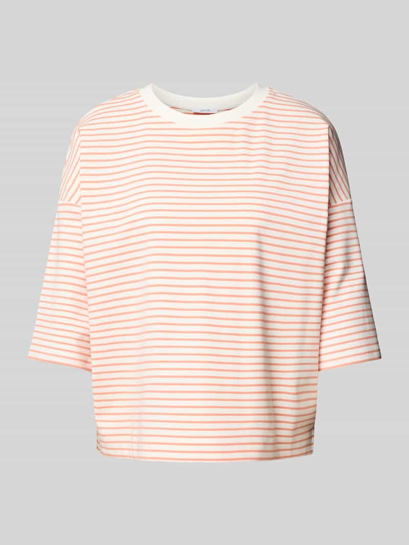 Opus T-shirt met extra brede schouders
