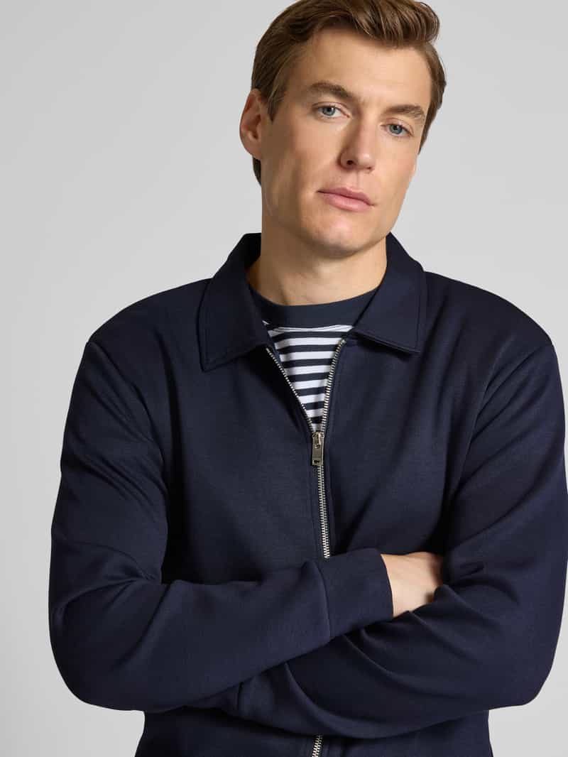 Selected Homme Regular fit sweatjack van viscosemix model 'EMANUEL'