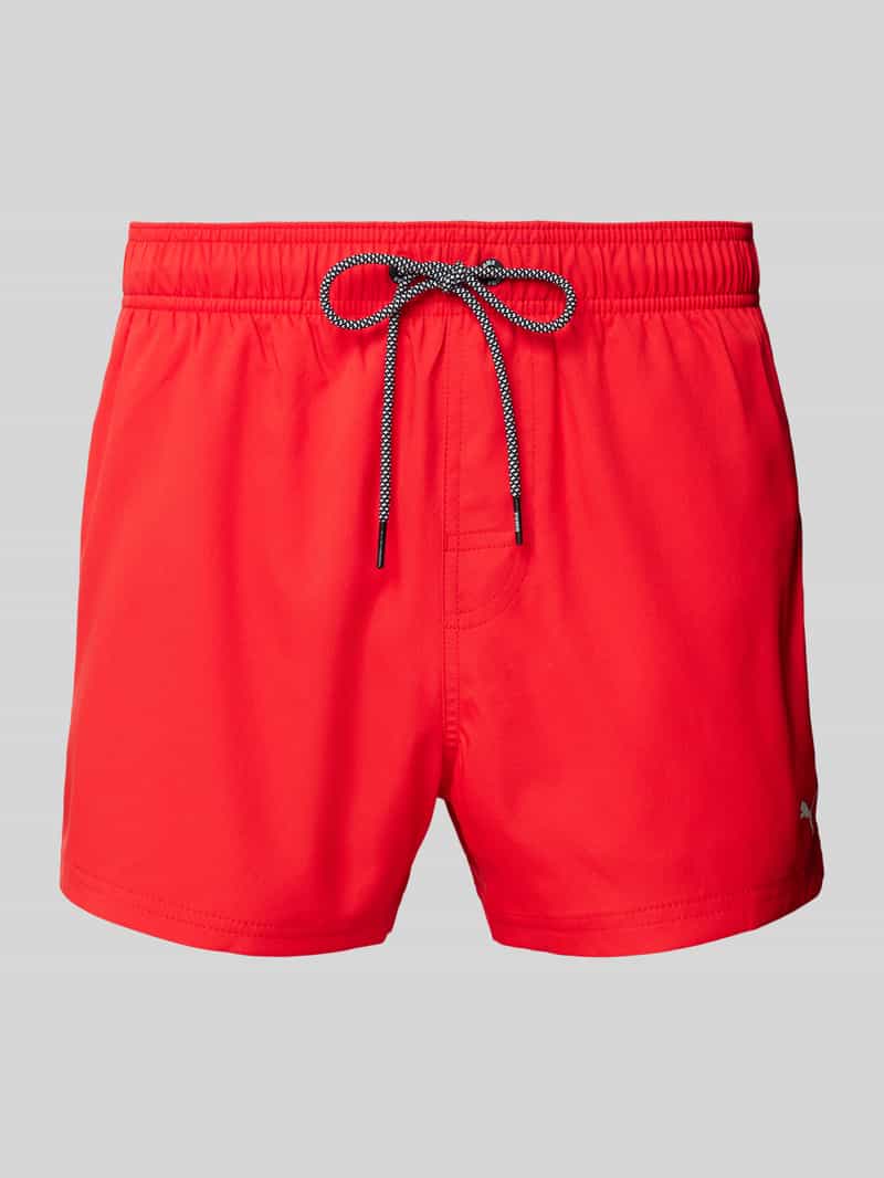 Regular fit zwembroek met logoprint