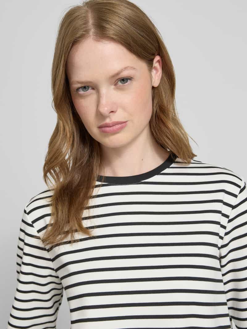 Vila Shirt met lange mouwen en ronde hals model 'LUCE'