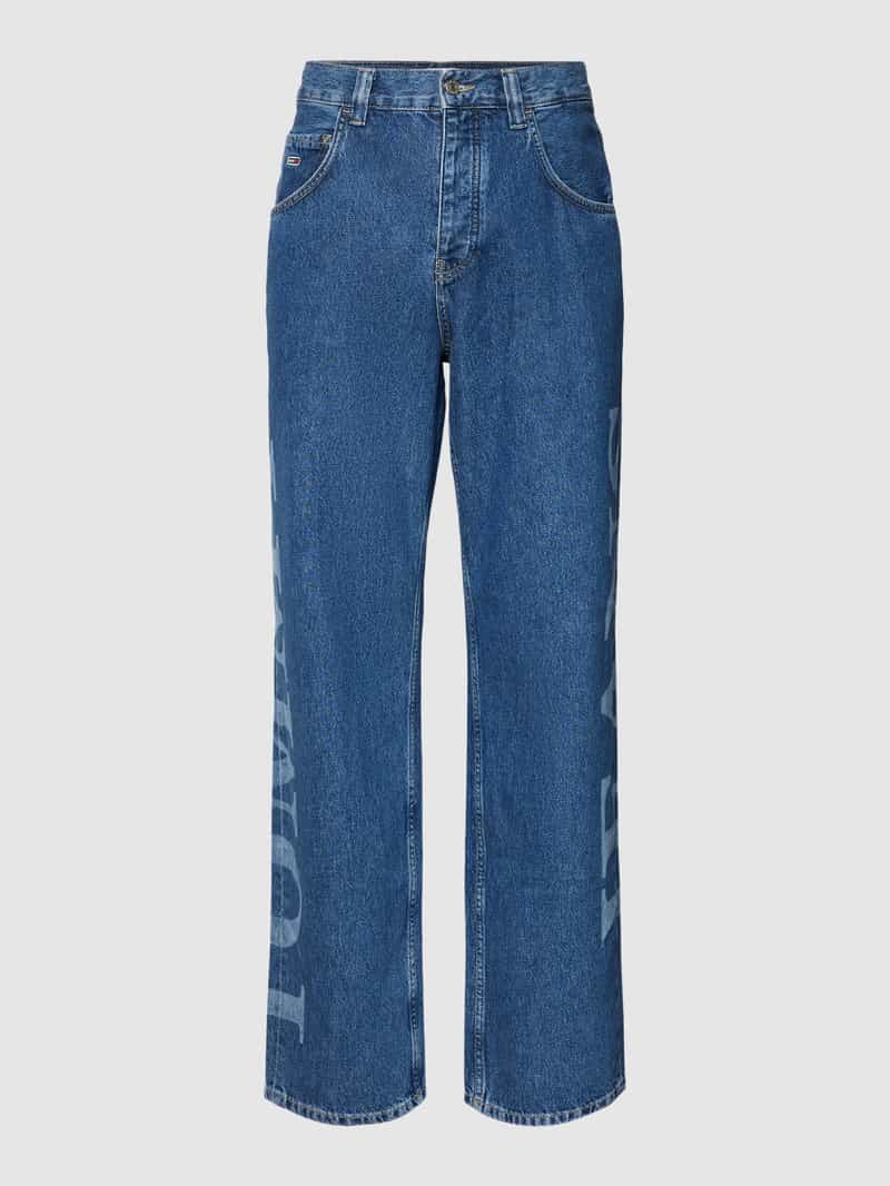 Tommy Jeans Baggy fit jeans met labelprint, model 'AIDEN'