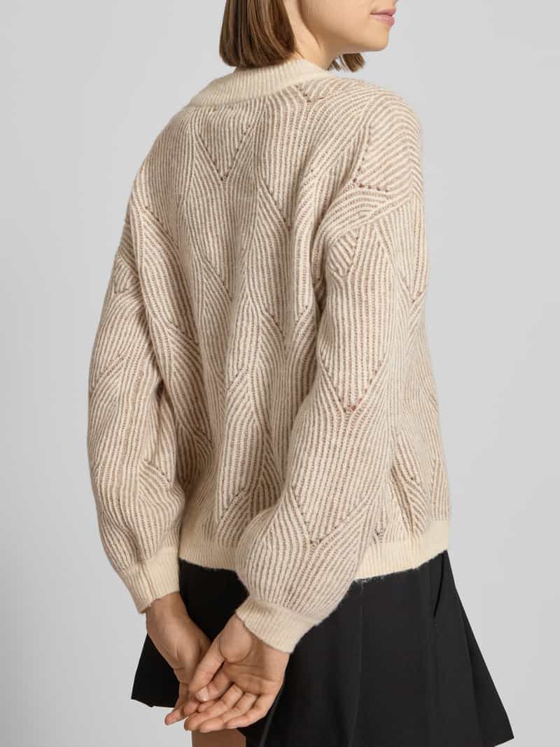 Pieces Comfort fit gebreide pullover met wol model 'JENNA'