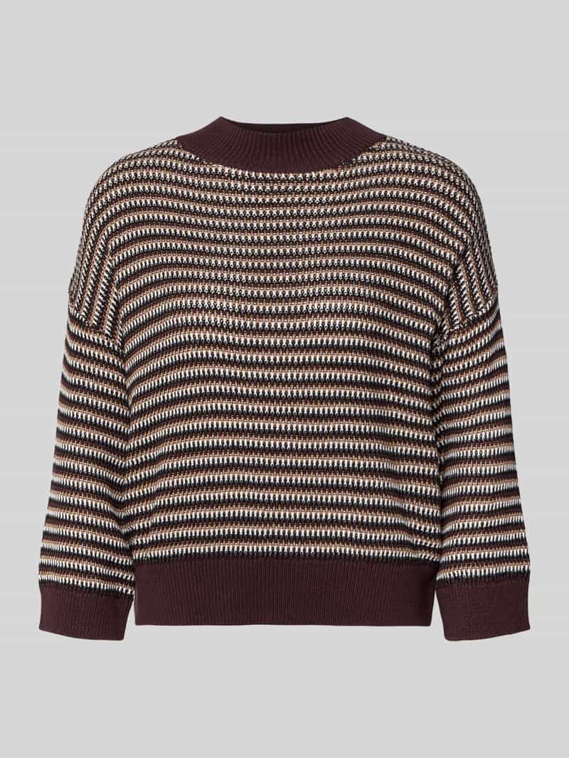 Opus Gebreide pullover met ribboorden model 'Peipina'