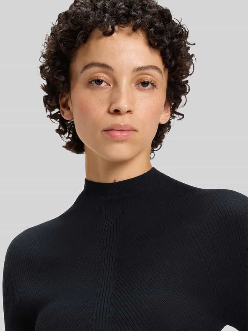 Boss Slim fit pullover van scheerwol