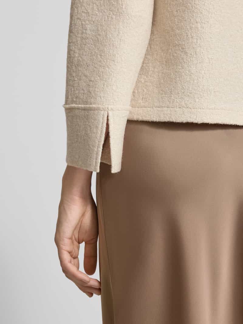 Betty Barclay Blazer van een mix van viscose en wol met ritssluiting