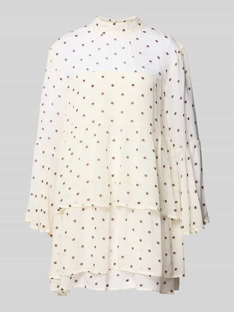 OH APRIL Mini-jurk van viscose met volants model 'Lavinia'