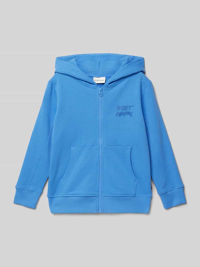 Tom Tailor Regular fit sweatjack van puur katoen