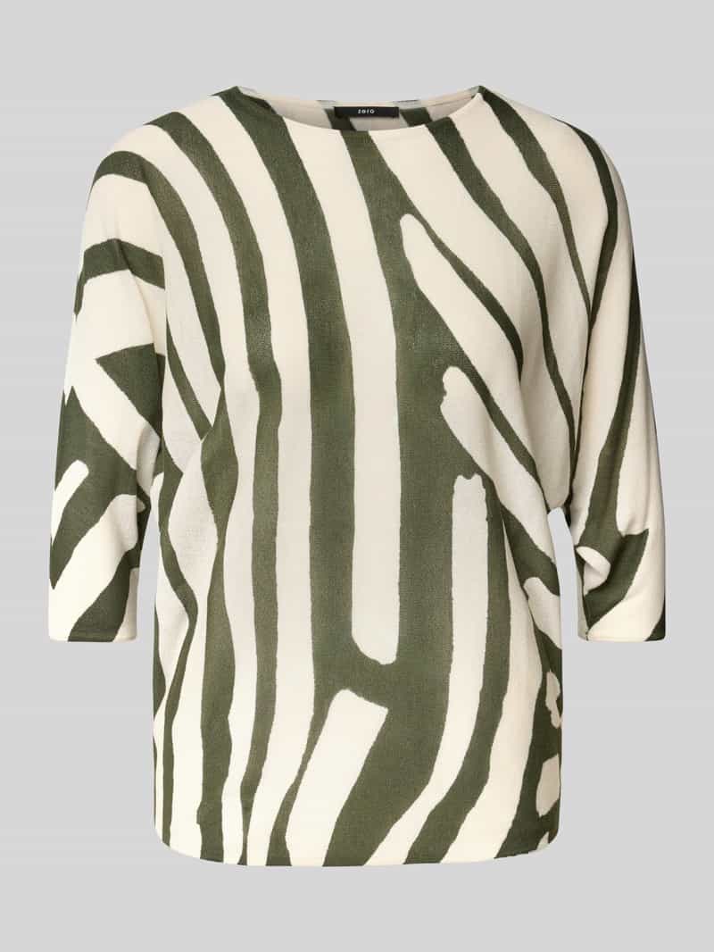 Zero Gebreide pullover met 3 4-mouwen