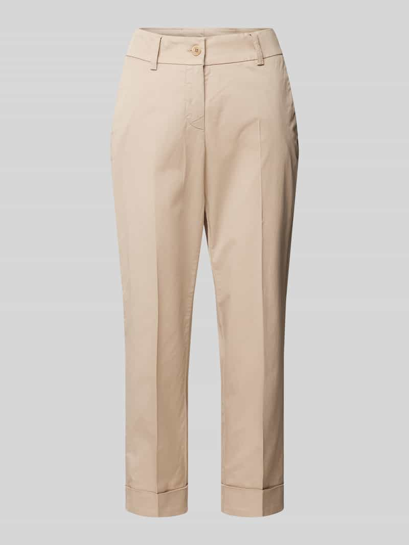 RAFFAELLO ROSSI Slim fit chino met verkort model 'DORA'