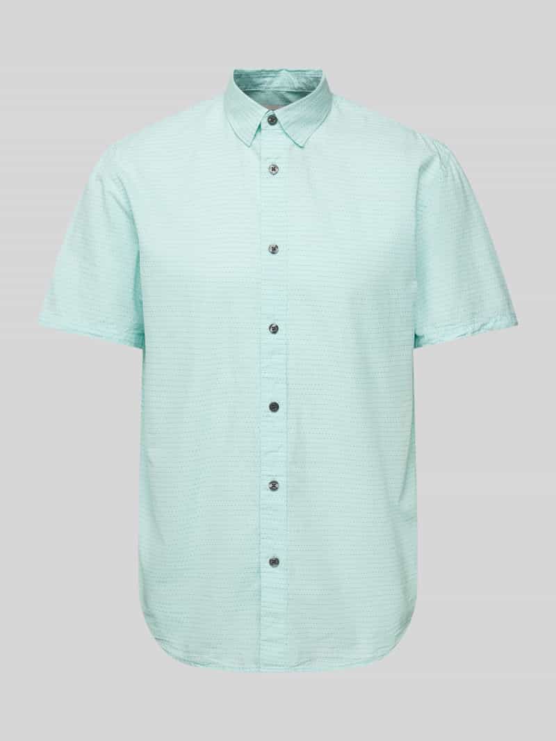 Tom Tailor Denim Relaxed fit vrijetijdsoverhemd met 1 2-mouwen