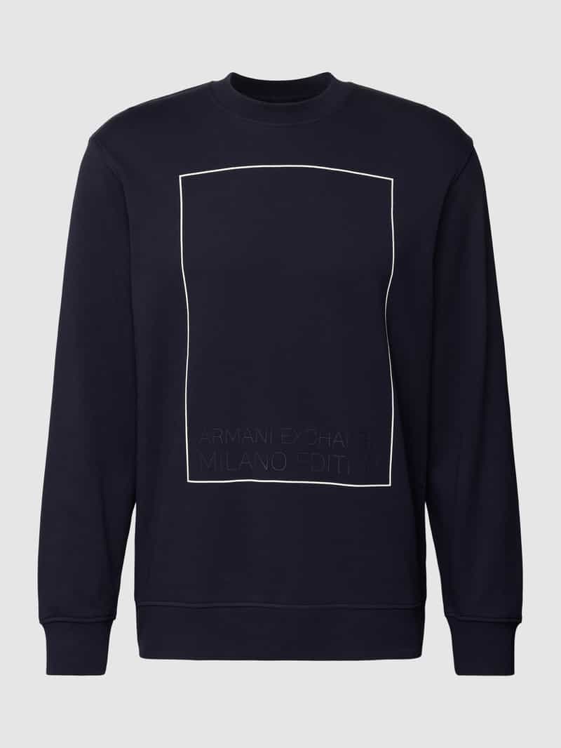 Armani Exchange Sweatshirt met labelprint