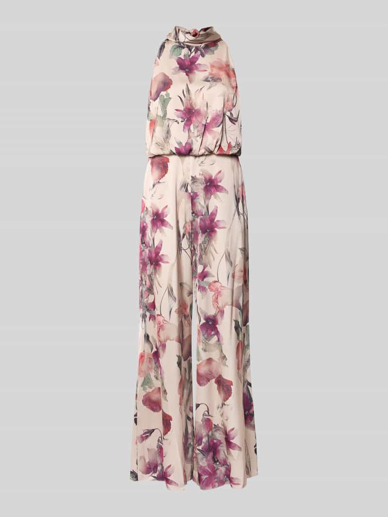 V by Vera Mont Jumpsuit met halter in een all-over look