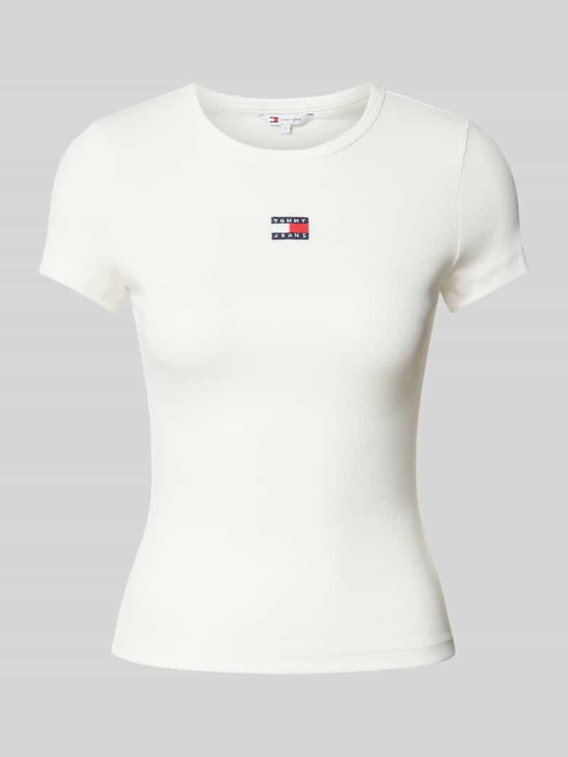 Tommy Jeans T-shirt met labelstitching