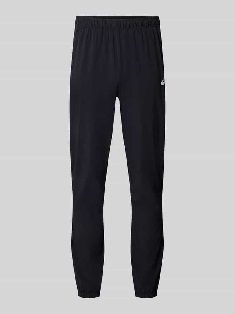 ASICS straight fit sweatpants met logoprint model 'Core'