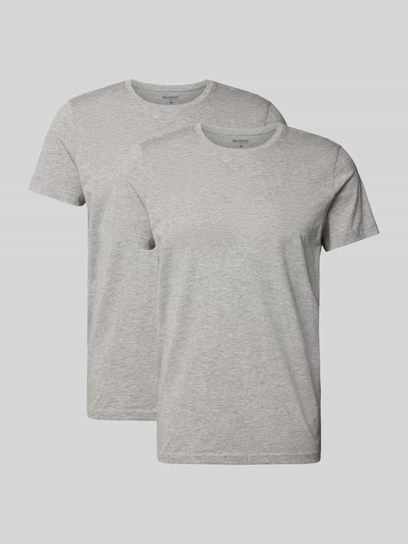 T-shirt met viscose in een set van 2 stuks