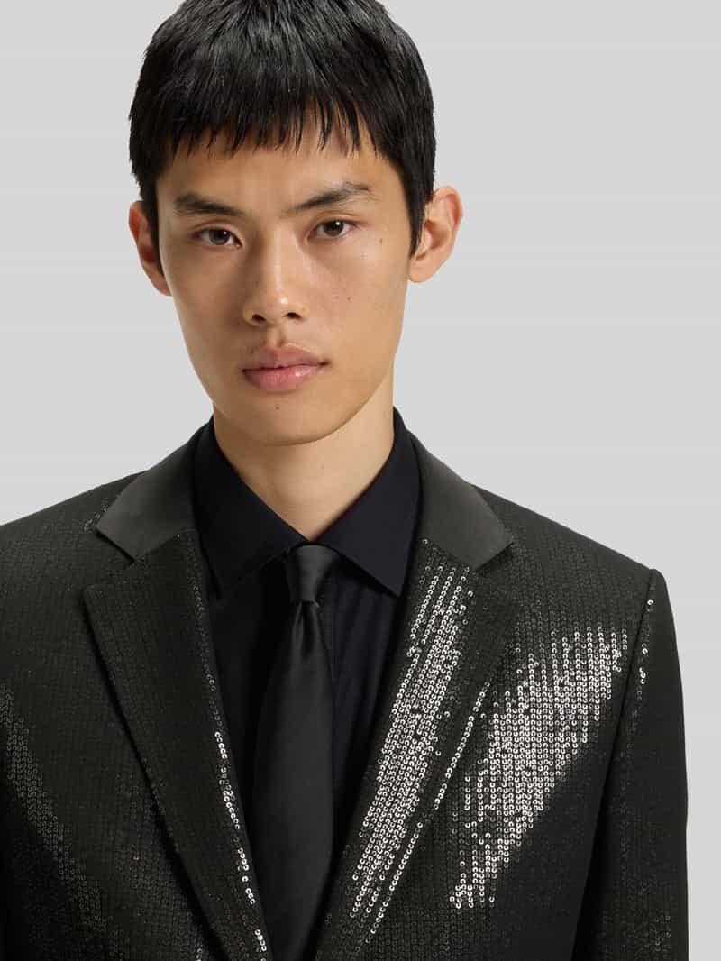 HUGO Extra slim fit colbert met pailletten model 'ARTI254E1'